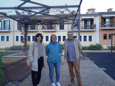 Aurora Torrens; Laura Celià i Joan Carles Simó de Més.