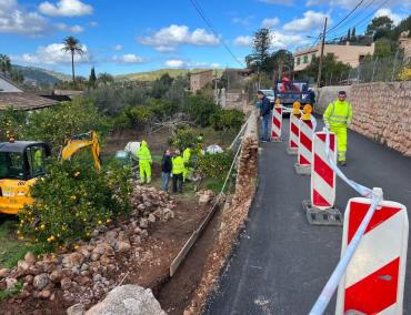 Els operaris avui matí.
