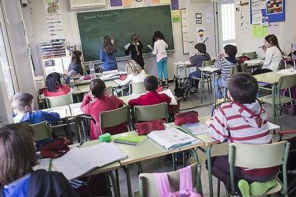 Imatge recurs d'una aula d'escola.