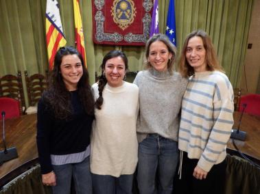 Lina Sampol, Sílvia Arbona, Marta i Eva Seguí.