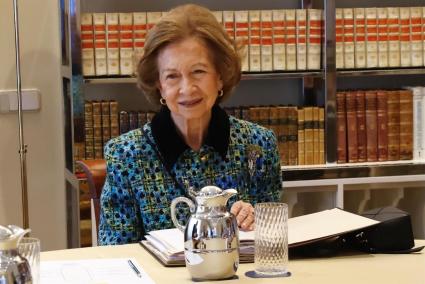 Imatge de la reina emèrita espanyola.