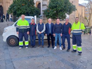 Els components de la brigada exprés avui matí.