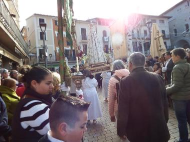 La Processó de l'Encontre ha tancat la Setmana Santa sollerica