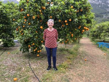 Sebastiana Massanet Borràs s’encarrega diàriament de mantenir la finca de Sa Vinyassa.