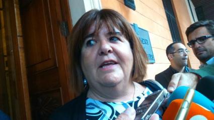 La presidenta del Parlament, Xelo Huertas, a la imatge.