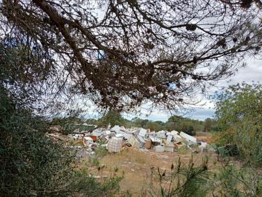 El PSOE ha denunciat la proliferació d'un abocador descontrolat devora el cementiri de Santanyí.