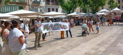 Protesta contra la promoció turística de Sóller