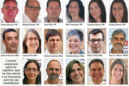 Una corporació formada per vuit dones i nou homes