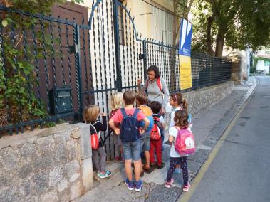 Imatge d'arxiu de l'entrada del CEIP Ses Marjades.