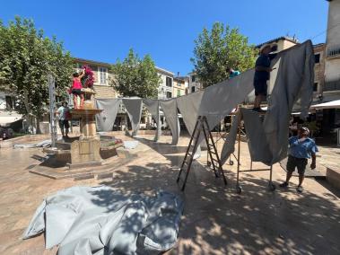 Retirat el tendal de l'Alameda per la previsió de mal temps