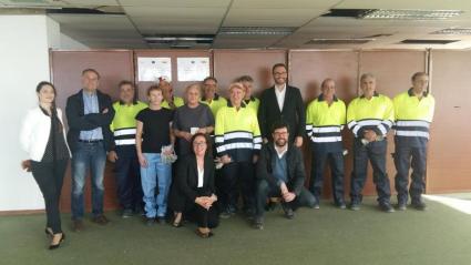 Una desena de persones aturades comencen la rehabilitació de l'edifici de Gesa.