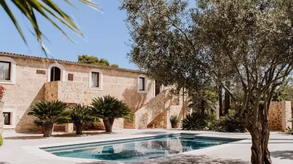 Imatge de l'agroturisme de Sa Talia Blanca que explota la família de Joan Monjo.