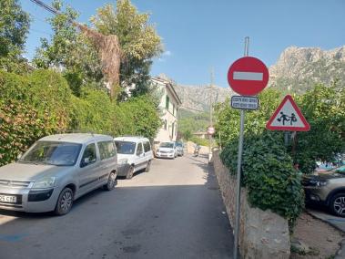 Senyal al Torrentó de Can Creueta.