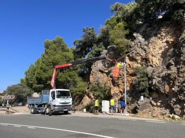 La DGT instal·la dues càmeres a la zona del Mirador de Ses Barques