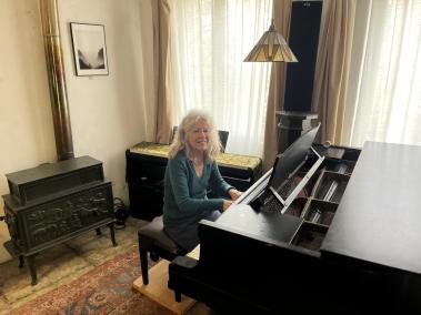 Suzanne Bradbury ha dedicat tota una vida a la música clàssica sempre amb el piano.
