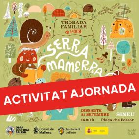 Imatge del cartell de l'activitat ajornada.