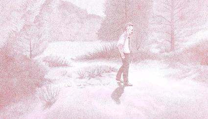 Gonzalo Elvira, Atalaya de Sant Josep [Talaia de Sant Josep], 2024. Oli damunt tela, 150 x 200 cm. Cortesia de l’artista. © de l’obra, Gonzalo Elvira, 2024. Fotografía: Dani Rovira