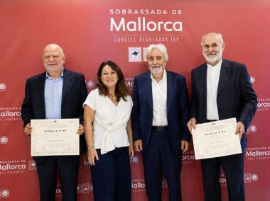 Sebastià Cruellas, Antònia M. Torres, Andreu Palou y Antoni Pinya.