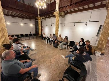 Imatge del Consell de Municipal de Cultura celebrat dimarts a la capella de les Escolàpies.