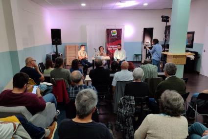 Imatge de l'assemblea d'Esquerra Unida de les Illes Balears (EUIB) celebrada aquest dissabte a l'espai SUS Cultura de Palma.