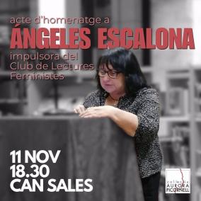 Imatge del cartell d'homenatge del Col·lectiu Aurora Picornell.