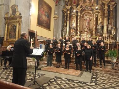 Un moment de l'actuació de Pro Música Chorus.