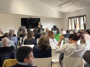 Imatge de la primera sessió del 7è Congrés d'El Pi celebrada aquest dissabte.