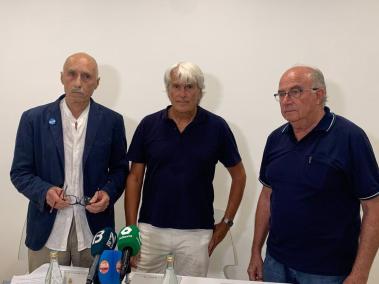 Imatge de la presentació de l'esdeveniment de llibertat terapèutica que comptà amb la participació de Miguel Bosé i Josep Pàmies.