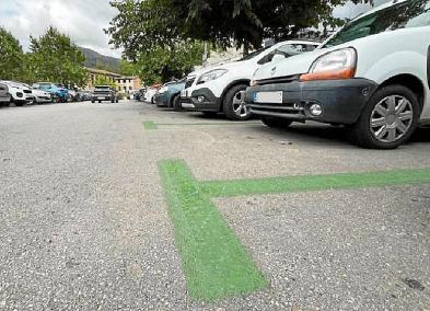 Imatge de les places ZAR creades enguany a Teixidores.