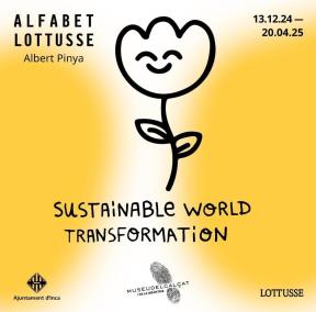 Imatge del cartell de presentació de la mostra de l'artista Albert Pinya.