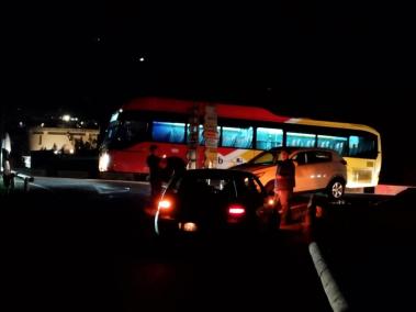 Moment de l'accident.