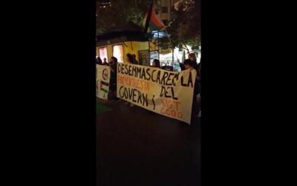 Imatge del vídeo compartit a xarxes per Ciutadans per Palestina.