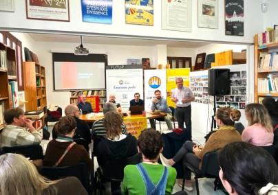 Imatge de la jornada organitzada per Plataforma per la Llengua celebrada a Eivissa.