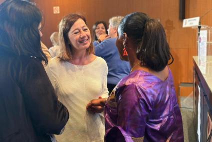 La secretària general del PSIB-PSOE, Francina Armengol, ha participat aquest dissabte en un acte feminista a Palma.