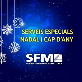 SFM ha habilitat trens nocturns per a les nits de Nadal i Cap d’Any.