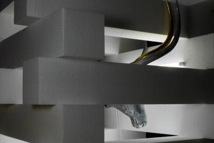 Imatge de l'exposició ‘Caps (y) Bous. El tercer cuerno’ de Bernardí Roig.