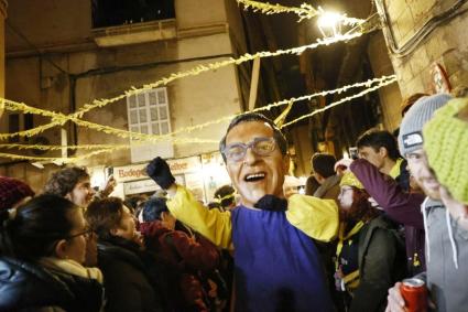 Imatge del sus a la revetlla amb la revolta llongueta.