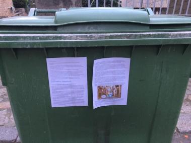 Campanya contra els xiulets emesos pels camions de fems