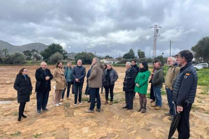 Imatge del lloc on es construirà el futur Centre d’Arqueologia de Mallorca.