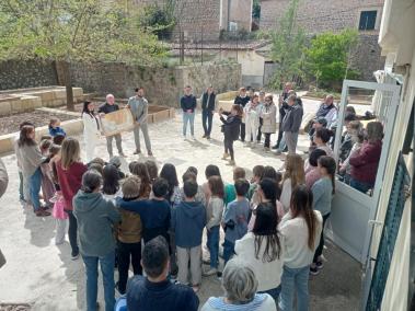 Moment de la inauguració a Ses Marjades.