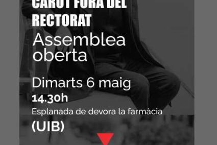 Organitzen una assemblea oberta per "organitzar la resposta davant la farsa electoral de la UIB"
