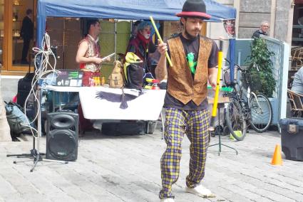 Imatge d'una jornada de protesta de la Plataforma d’Entitats contra l’Ordenança (In)Cívica.