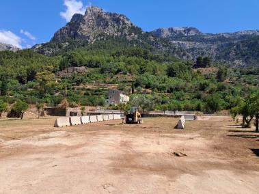 Destrueixen una zona d’horts a Biniaraix per fer aparcaments