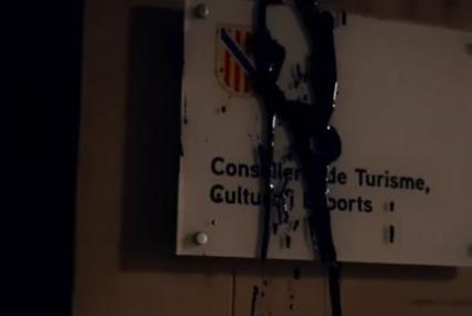 Imatge de les protestes d'Arran.