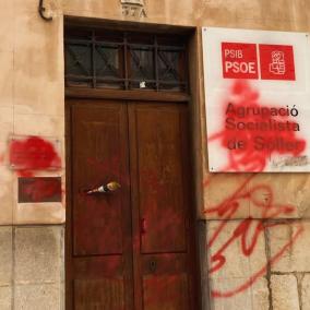 Façana de la seu del PSOE avui.
