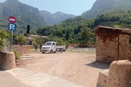 Obert des d'avui el nou pàrquing de Can Gorgai, a Biniaraix