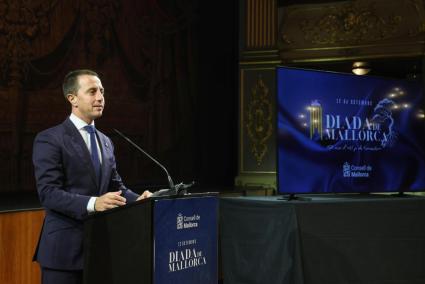 Llorenç Galmés a la presentació aquest dimecres 3 de setembe.