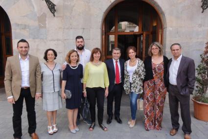 El nou batle del PSIB a Inca després del ple.