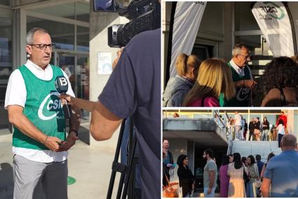 El CSIF ha criticat que alguns dels opositors no hagin pogut començar a temps l'examen.