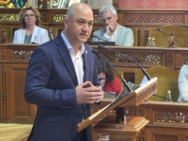 El portaveu d’El Pi al Consell, Antoni Salas, ha criticat durament la gestió d'AENA.